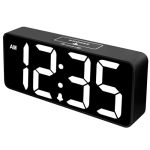 Dreamsky Large Digital Alarm Clock Big Numbers For Seniors & Visually Impaired 9 Inches Electric Clocks For Bedroom Jumbo Displa