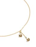 Waterproof Gold Plated Stainless Steel Forget-me-not Flower Necklace