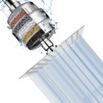 Nearmoon Square Shower Head And 15 Stage Shower Filter Combo High Pressure Filtered Showerhead For Hard Water Improves The Condi