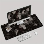 Journey Jetsetter" Extra-large World Time Zone Map Mouse Pad - Non-slip Washable Desk Mat For Gaming & Office - Comfortable Prec