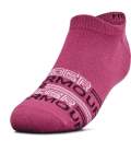 Women's Ua Heatgear Essentials No Show 6-PACK - Pink QUARTZ-678 Sm