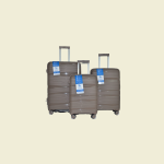 Ppp 2801 Luggage Set Three Piece Set With 360-DEGREE Rotating Wheels And Code Loc