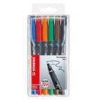 Stabilo Ohp Pen Fine Permanent 842 SET6