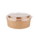 Salad Bowl & Lid 590ML – Kraft