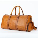 Genuine Leather Duffel Bag sport travel gym luggage Bag 4022