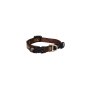 Rogz Fancy Dress Dog Collar Classic Mocha Bone