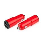 Gcred Dual USB Car Charger-red