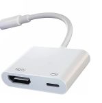 Omivine Lightning To HDMI Adapter 1080P Lightning HDMI Cable Connector