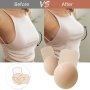 Reusable Lifting Nipple Covers: Strapless Invisible Self-adhesive Breast Pasties For Women's Lingerie - Elevate Your Chest Line With Elegance