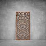 Laser Cut Screen - Design 133 - 2900 X 1400 X 20 Rust Coat Indoor