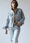 Short Denim Jacket - Light Denim Blue