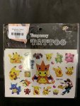 Temporary Tattoo Pokemon