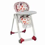 Chicco Polly PROGRES5 High Chair - Red