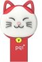 Connect 303 Lucky Cat USB 3.0 Otg Drive With Audio Jack Dust Cover Design Red 32GB