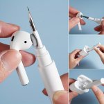 Earbuds Cleaning Kit Cleaner Kit Pen Shape With Soft Brush For Wireless Earphones Headphones Charging Box Computer Camera And Ph