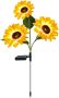 Zs - Solar Garden Light 3 In 1 Sunflowers