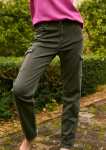 High Waisted Wide Leg Cargo Pants In Khaki - XXL Olive