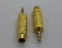 Cyberdyne 3.5MM St M To 6.35MM St F Gold