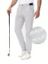 Men's Solid Golf Pants Active Pants With Pockets For Sports Playing Golf