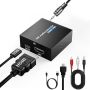 192KHZ Arc Audio Extractor HDMI Arc To TOSLINK/OPTICAL+3.5MM Aux Output HDMI To Optical Audio Adapter With 3.5MM Rca Cable Arc To Rca Audio Convert