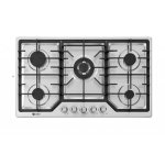 Zero Appliances 5BURNSSHOB 5 Burner Gas Hob With Wok Burner And Ffd Stainless Steel
