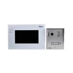 Nice 7" Colour Video Intercom Kit Incl Brushed Aluminium Gate Station