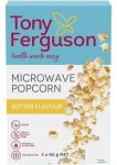 Tony Ferguson Microwave Popcorn 300G Butter
