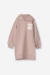GIRLS Sweat Dress - 10 Biscuit
