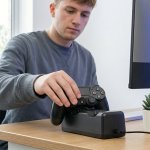 Dual Controller LED Indicator Charging Stand