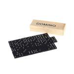 Wooden 28 Piece Domino Game Brown