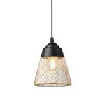 Zanthe Pendant Light Black And Gold