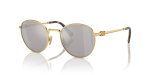 Grey Lens Sunglasses For Women In Gold - Gol