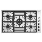 Smeg PGF95SA 90CM Classica Aesthetic Ultra-low Profile Gas Hob – Stainless Steel