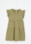 PoP Candy Tiered Frilled Sleeve Dress - Green