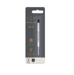 Parker Quinkflow Ball Pen Gel Refill Medium Nib Each Black