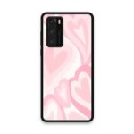 Custom Printed Tpu Cases - Huawei P40 & 39 Pink Hearts& 39 By