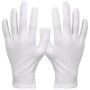 Paxcoo 6 Pairs XL White Cotton Gloves For Dry Hand Moisturizing Cosmetic Eczema Hand Spa And Jewelry Inspection