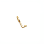 L Alphabet Charm In Yellow Gold