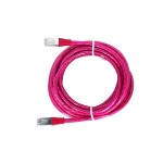 Cyberdyne CZK-1459 Cat. 6E Ftp Strand Cable Transparent Red 5M