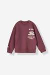 GIRLS Sweat Top - 10 Mauve