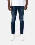 Mid Blue Wash Slim Jeans - W42 L32 Blue