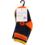 Baby Boy Socks 0 Months + 3-PACK