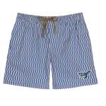 Vertical Stripe Surf Trunk - Grey blue 38