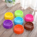 1PC 3PCS 5PCS Candy Color Small Pet Bowl For Dogs And Cats - Food And Water Feeder With Non-slip Base