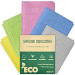 Eulnars Swedish Dishcloths For Kitchen 10 Pack Reusable Paper Towels Washable Ultra Absorbent Dish Towels For Washing Dishes Non