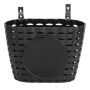 Kids Bike Front Hanging Basket Thickened Plastic Storage Black 21X12X14CM