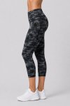 Senza Ladies High Performance Yoga & Fitness Capri Leggings With Cell Phone Pockets
