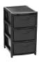 3 Drawer Storage Box Black