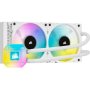 Corsair - Icue H100I Elite Capellix Liquid Cpu Cooler - White