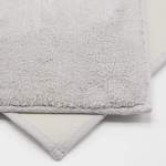 Whisper Soft Non Slip Solid BATH MAT - Light Grey